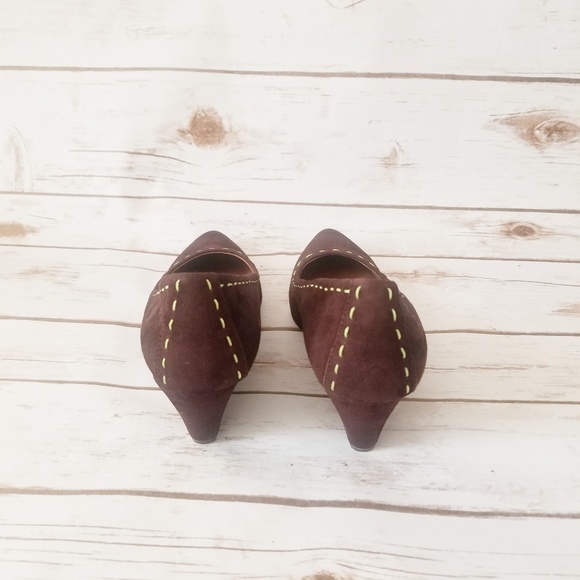 Donald J Pliner Brown Wedges Sz7 - Picture 3 of 5